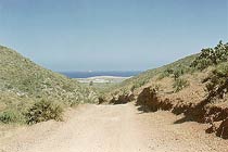 Septembre; chemin d'accs  ma plage prfre. C'est dans la province de Murcie, et ce n'est pas  vendre.
