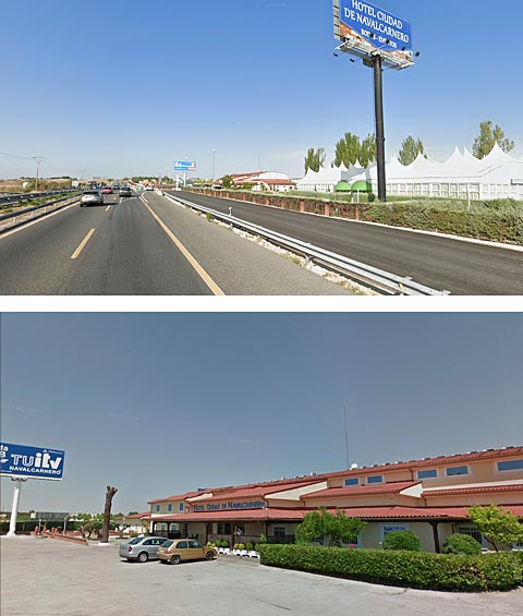 The hotel Ciudad de Navalcarnero, close to Madrid