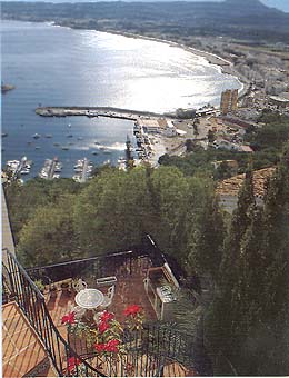 Vue de la baie de J�vea depuis la Costa de San Antonio
