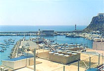 The spring in Aguilas' harbour