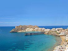 Panoramic sea-view in Aguilas, Costa Calida