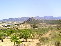 The Sax Valley in the Costa Blanca back-country