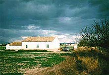 Old country house in the lorquine plain, between Puerto Lumbreras and Lorca, Murcia Province