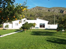 Romantic finca (rural cottage) with its lemon trees in the north of the Costa Blanca in Spain