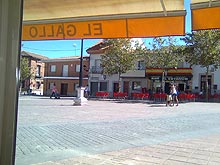 Plaza de España in Sevilla la Nueva, province of Madrid