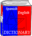 Image featuring a big Spanish-English dictionary